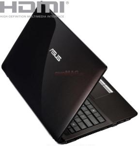 ASUS - Promotie cu stoc limitat! Laptop K53U-SX105D (AMD Dual Core C50, 15.6", 4GB (2+2 cadou), 500GB, AMD Radeon HD 6250, HDMI) + CADOURI