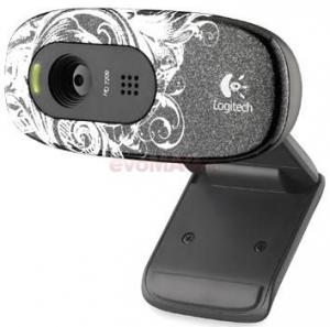 Logitech - Camera Web C270 (Fleur Dark)