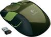 Logitech - mouse laser wireless m525 (verde)