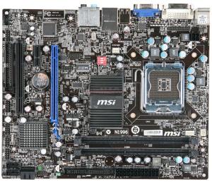 MSI -  Placa de baza G41M-P25, Intel G41+ICH7, LGA 775, 2 x DDR III, 1 x PCI-Ex 16x