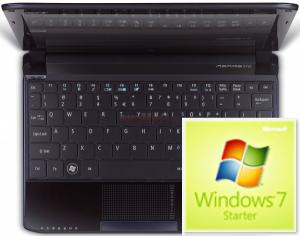Acer - Laptop Aspire One 532h-2Db (Albastru Sapphire) - Windows 7