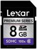 Lexar -  Card Lexar SDHC 8GB Class 6 (100X)