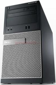 Dell - Sistem PC Dell  OptiPlex 390 MT (Intel Core i3-2130, 4GB, 500GB @7200rpm, Win7 Pro 64, Tastatura+Mouse)