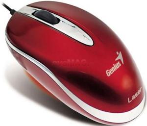 Genius - Mouse Laser NetScroll Mini Traveler  (Rosu)