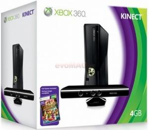Microsoft - RENEW!  Consola Xbox 360 Slim, HDD 4GB, Kinect + Kinect Adventures
