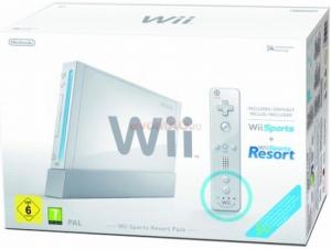 Nintendo - Consola Wii + Sports pack + Wii Sports Resort + Wii Remote Plus (Alba)