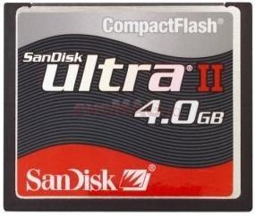 SanDisk - Card Compact Flash Ultra II 4GB