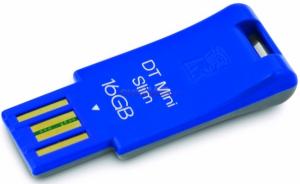 Kingston - Stick USB DataTraveler Mini Slim 16GB (Albastru)