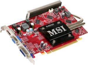 MSI - Placa Video Radeon HD 4650 (Heatpipe)