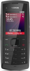 NOKIA -  Telefon Mobil NOKIA X1-01, TFT 1.8", Dual SIM Online (Dark Grey)