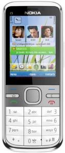 NOKIA - Telefon Mobil C5 Refresh, 5MP (Alb)