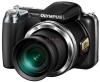 Olympus -  aparat foto digital sp-810uz (negru), zoom optic 36x,