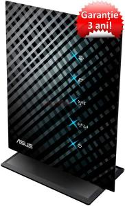 ASUS -  Router Wireless RT-N53,  300 Mbps, DualBand, AP/Repeater mod, 2 antne interne