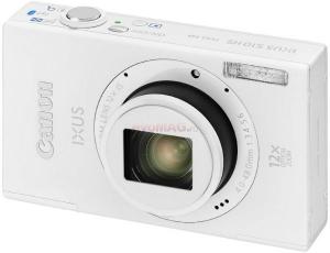 Canon - Aparat Foto Digital Canon IXUS 510HS (Alb), Filmare Full HD, LCD cu TouchScreen