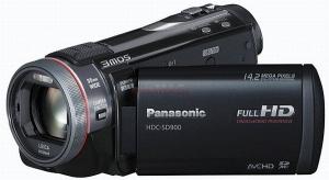 Panasonic - Promotie Camera Video HDC-SD900EPK&#44; Display LCD 3.5&quot;&#44; Zoom optic 12x&#44; Full HD 2D&#44; Compatibila 3D (Neagra)