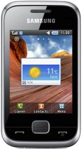 Samsung -  Telefon Mobil Samsung C3310 Champ Deluxe, TFT touchscreen 2.8", 1.3MP, 10MB (Argintiu)