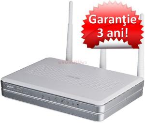 ASUS - Promotie Router Wireless RT-N16, 300 Mbps, Gigabit, 2 x USB 2.0, Printer server/Scan back, Download Master, Antene detasabile