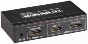 AVS - Cel mai mic pret! Switch (comutator) 2 x 1 HDMI