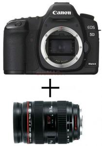 Canon - Promotie Canon - D-SLR EOS 5D MARK II (body) + Obiectiv EF 24-70 IS