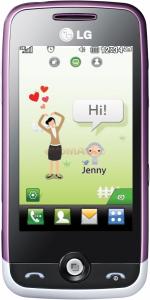 LG - Promotie Telefon Mobil  GS290 Cookie Fresh  3.0" (Purple) + CADOURI