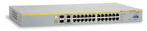 Allied Telesis - Lichidare Switch Allied Telesis PoE AT-8000S24POE, 24 porturi Fast Ethernet, 2 porturi Gigabit + 2 porturi SFP Combo