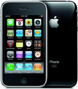 Apple - Telefon Mobil iPhone 3Gs, 16GB (Negru) + CADOU