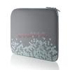 Belkin - Mapa Laptop Pixilated Sleeve Dark Grey/Light Blue 15.4"