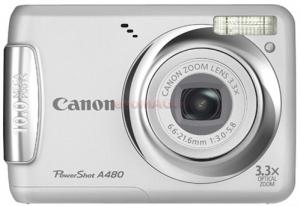 Canon - Camera Foto A480 (Argintie)