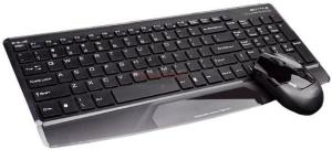 E-Blue - Kit Wireless Tastatura E-Blue si Mouse Sottile Ultra-Slim Combo (Negru)