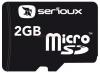 Serioux - card microsd 2gb + adaptor