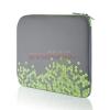 Belkin - Mapa Laptop Pixilated Sleeve Dark Grey/Green 15.4"