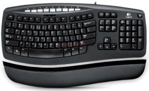 Logitech - Tastatura Multimedia Comfort Wave 450 (Negru)