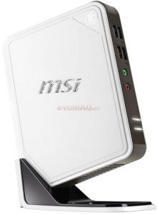 MSI -  Sistem PC MSI Wind Box DC100-010XEU (AMD Brazos E450, 2GB, HDD 320GB, AMD Radeon HD 6310, HDMI, Alb)