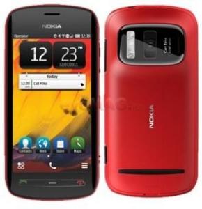 NOKIA - Telefon Mobil NOKIA 808 PureView, 1.3GHz,  Belle OS, AMOLED capacitive touchscreen 4", 16GB, 41MP, Wi-Fi, 3G (Rosu)