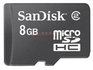 SanDisk - Cel mai mic pret! Card microSDHC 8GB (Class 2)