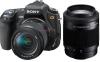 Sony - dslr-a350x (body + 18-70mm f/3.5-5.6 + 55-200mm f/4-5.6)