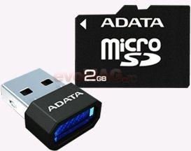 A-DATA - Card microSD 2GB + Cititor USB