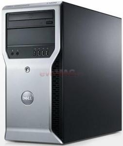 Dell - Sistem Workstation Precision T1600 (Intel Xeon E3-1225, 4GB, HDD 500GB, NVIDIA Quadro 600, Speaker, Windows 7 SP1 Professional 64 BIT)