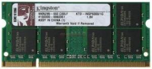 Kingston - Memorie Laptop Kingston SO-DIMM, DDR2, 1x1GB, 800MHz (CL6)