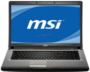 MSI - Laptop CX720-0W2XEU (Intel Pentium P6100, 17.3"HD+, 4GB, 500GB, nVidia GeForce 310M@1GB, Gigabit LAN, Negru)