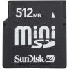 Sandisk - card secure digital 512mb