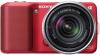 Sony - camera foto digitala nex-3k (rosie) cu obiectiv 18-55mm