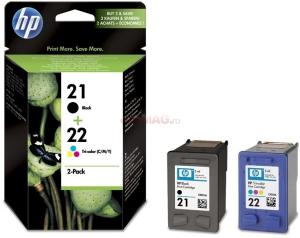 HP - Cartuse cerneala HP 21 / HP 22 (Negru / Color)
