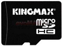 Kingmax - Cel mai mic pret!  Card microSDHC 8GB (Class 6) + Adaptor SD