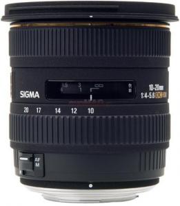 Sigma - Cel mai mic pret! Obiectiv Foto 10-20mm f/4-5.6 EX DC HSM Canon