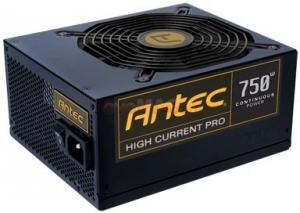 Antec - Sursa Antec HCP-750&#44; 750W&#44; Modulara&#44; Ventilator de 135mm&#44; Eficienta 87&#37; (80 PLUS GOLD)