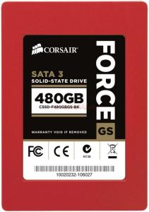 Corsair - SSD Corsair Force Series GS, SATA III 600, 480GB, bracket 2.5'' la 3.5'' inclus