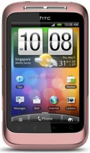 HTC - Telefon Mobil Wildfire S, 600MHz, Android 2.3, TFT capacitive touchscreen 3.2", 5MP, 512MB (Roz)