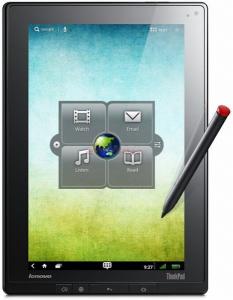 Lenovo -   Tableta Lenovo ThinkTablet, nVidia Tegra2 T20 A9 1.0GHz, Android 3.1, Display Capacitive Multi-Touch 10.1", 32GB, Wi-Fi, 3G