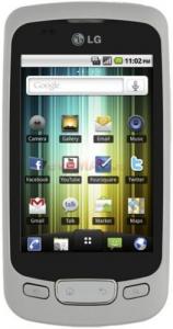 LG - Telefon Mobil P500 Optimus One (Argintiu) (Android 2.2 cu Google)(+ card 2GB) + CADOU